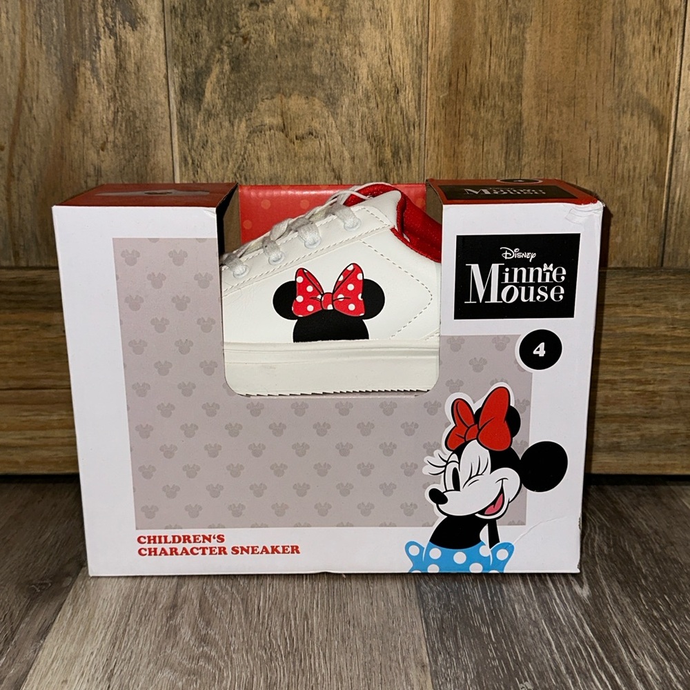 Disney Minnie Mouse Red and White Sneakers